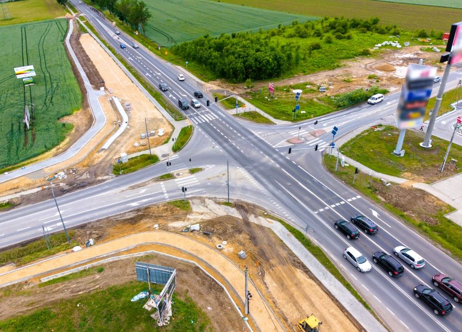 W Ciechanowie powstaje nowe rondo przy centrum handlowym. Od środy zmiany w organizacji ruchu